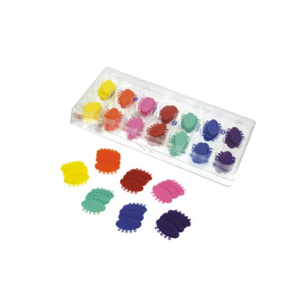 KIT LIGADURAS ELÁSTICAS COLORIDAS
