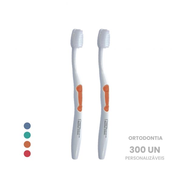 ESCOVAS DE DENTES PERSONALIZÁVEIS - ORTODONTIA